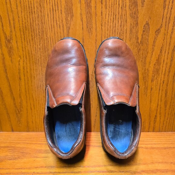 Merrell Jungle Moc Leather Mahogany Brown Slip On Shoes Loafers Size 9 - Picture 6 of 10